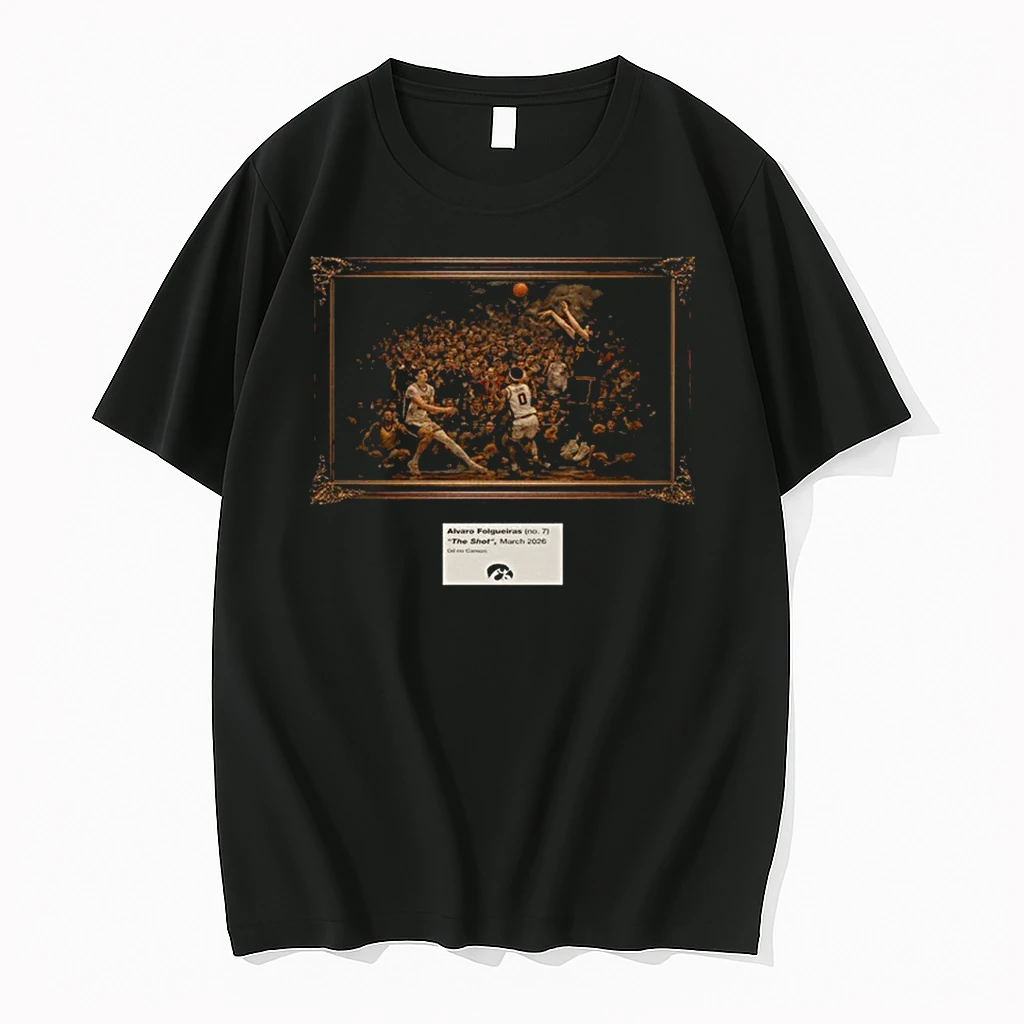 Iowa Hawkeyes Alvaro Folgueiras The Shot March 2026 Shirts