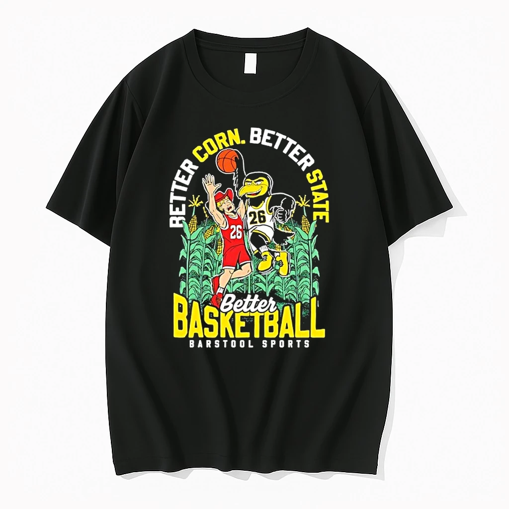 Iowa Hawkeyes Beat Nebraska Cornhuskers Better Corn Better State Better Basketball Mascots Shirts