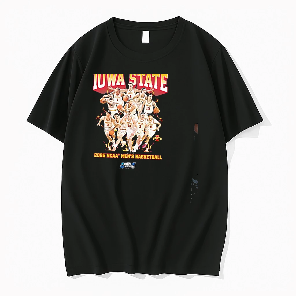 Iowa State Cyclones 2026 Ncaa March Madness Mens Basketball Team Shirts