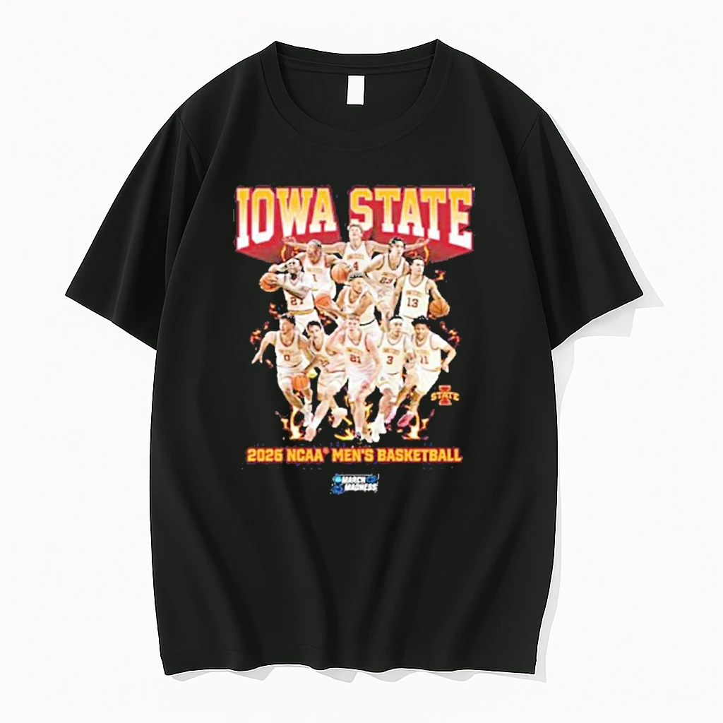 Iowa State Cyclones 2026 Ncaa March Madness Sweet 16 No 2 Seed Midwest Region St Louis Mens Basketball Shirts