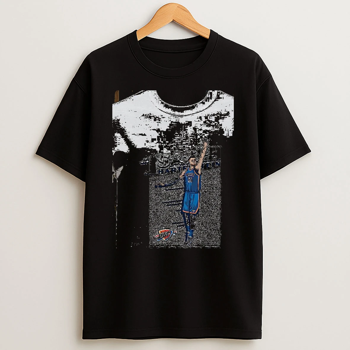 Isaiah Hartenstein Oklahoma City Thunder Basketball Player Action Graphic Shirts