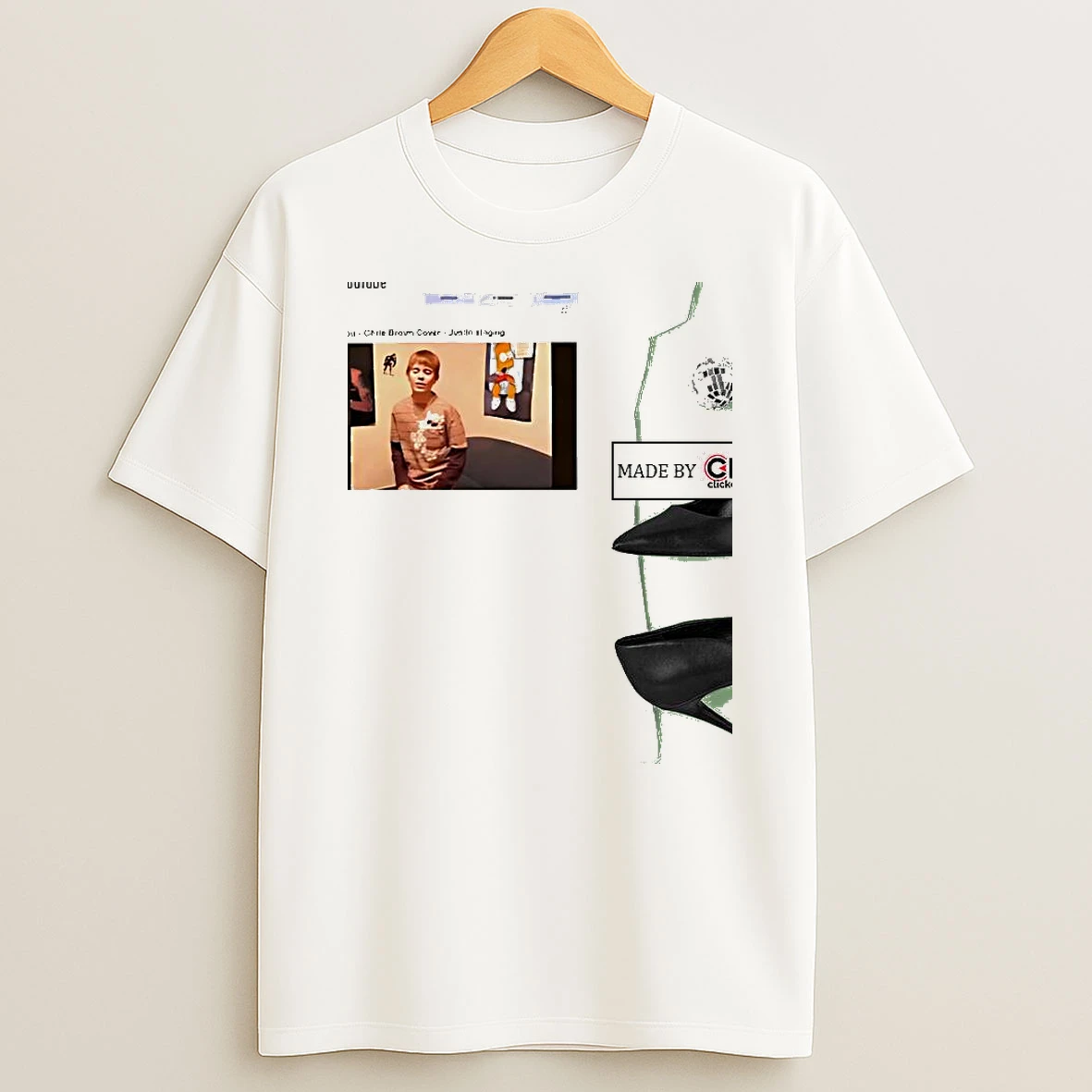 J Bieber Wearing With You Chris Brown Moment In An Old Youtube Video Womens Shirts