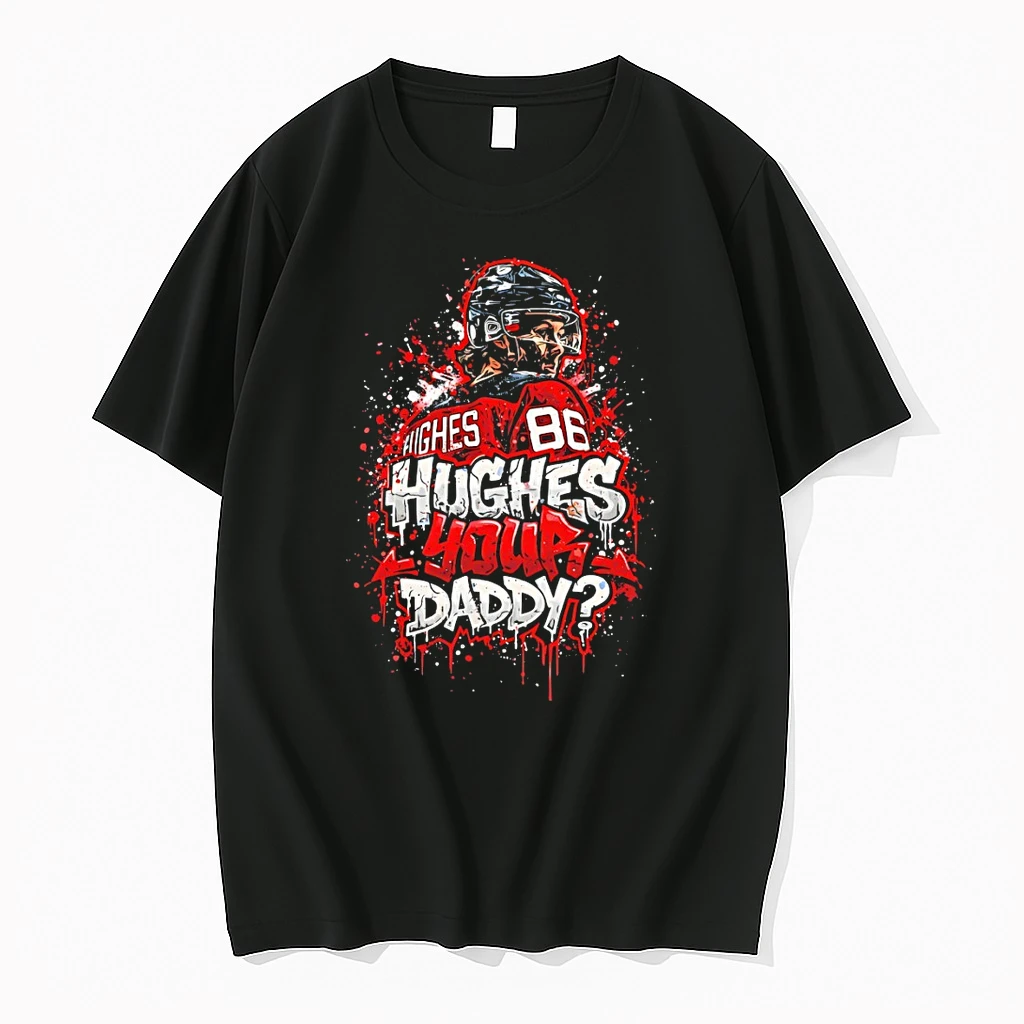 Jack Hughes New Jersey Devils Nhl Hockey Hughes Your Daddy Graffiti Shirts