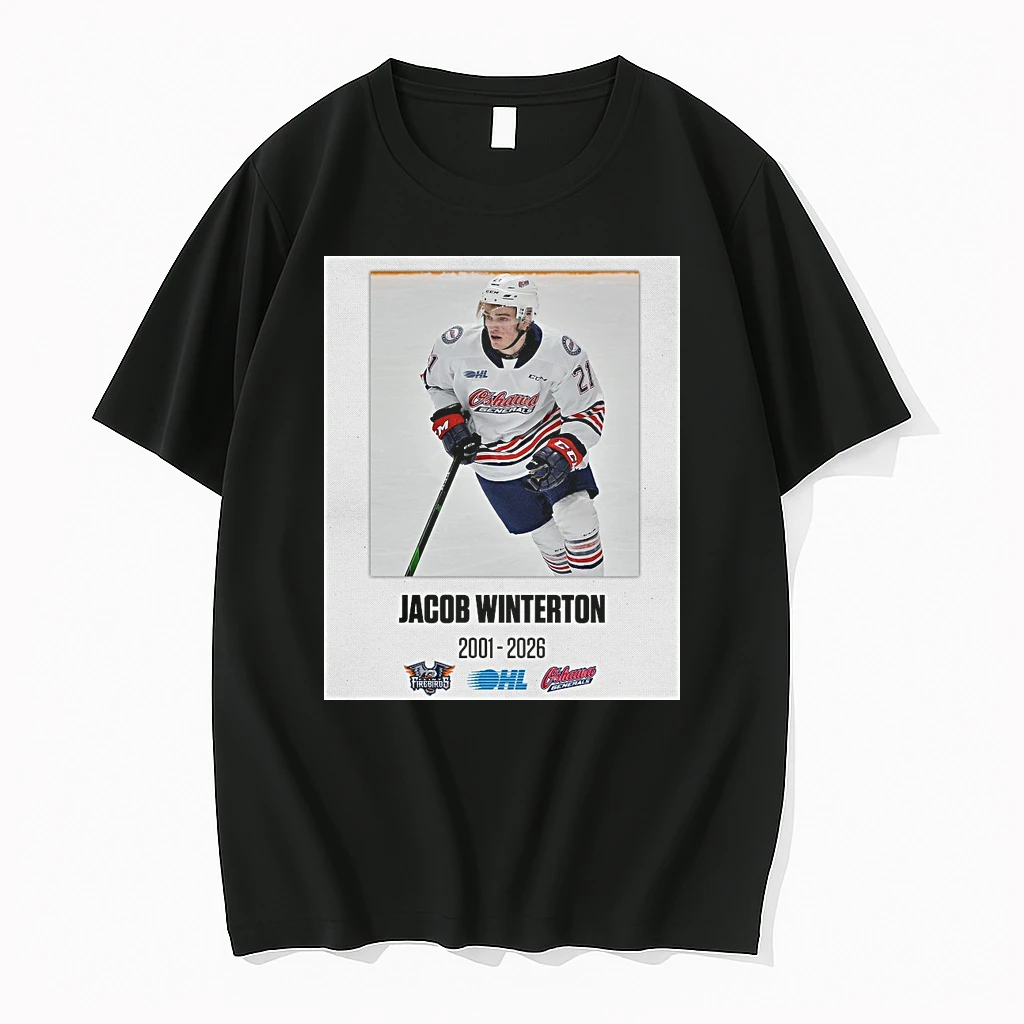 Jacob Winterton 2001 2026 Ontario Hockey League Shirts