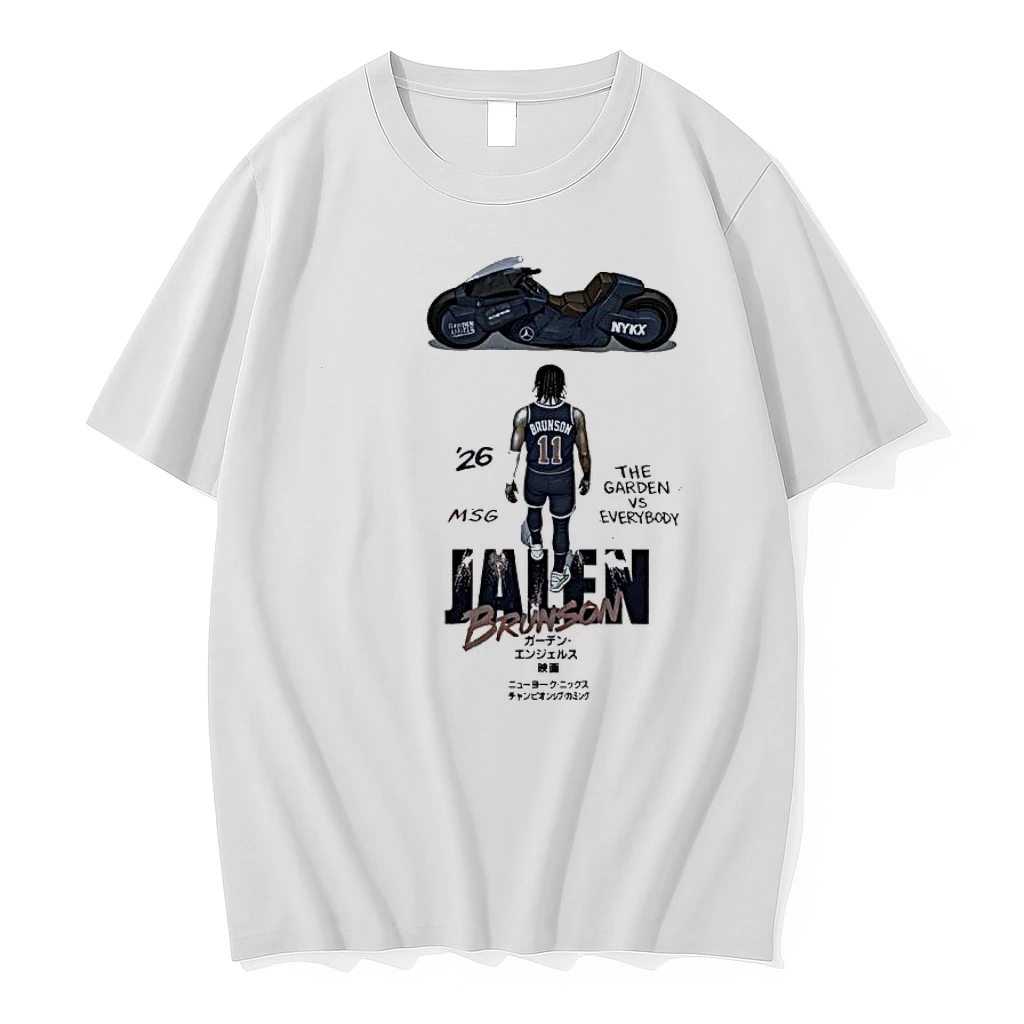 Jalen Brunson New York Knicks Akira Style Motorcycle Shirts