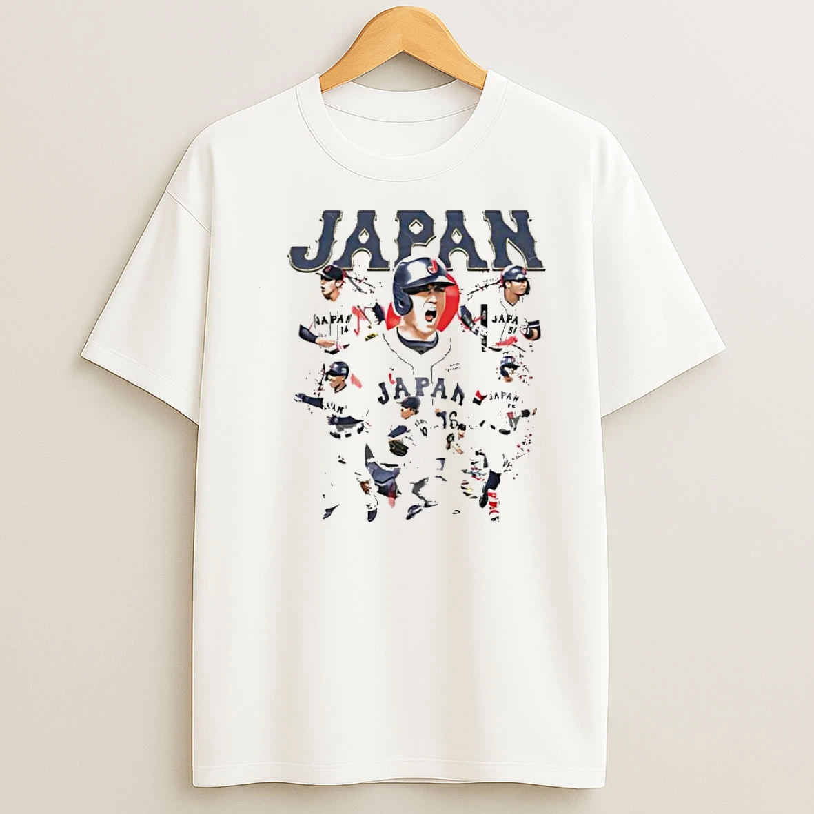 Japan World Baseball Classic Players And Blossoms Shirts