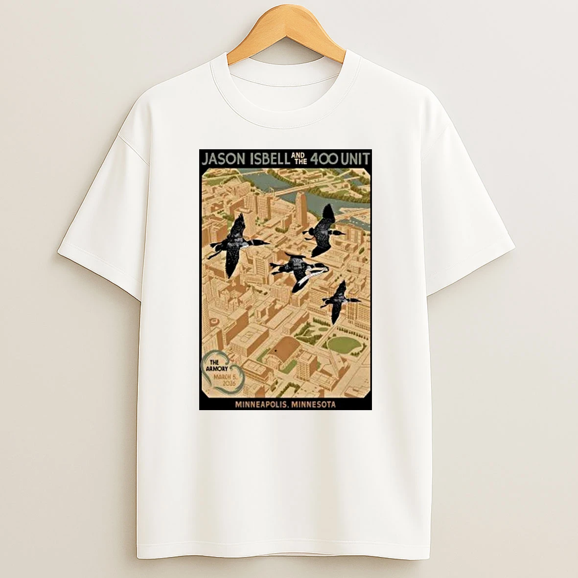 Jason Isbell And The 400 Unit Minneapolis Mn On March 5 2026 Tour Shirts
