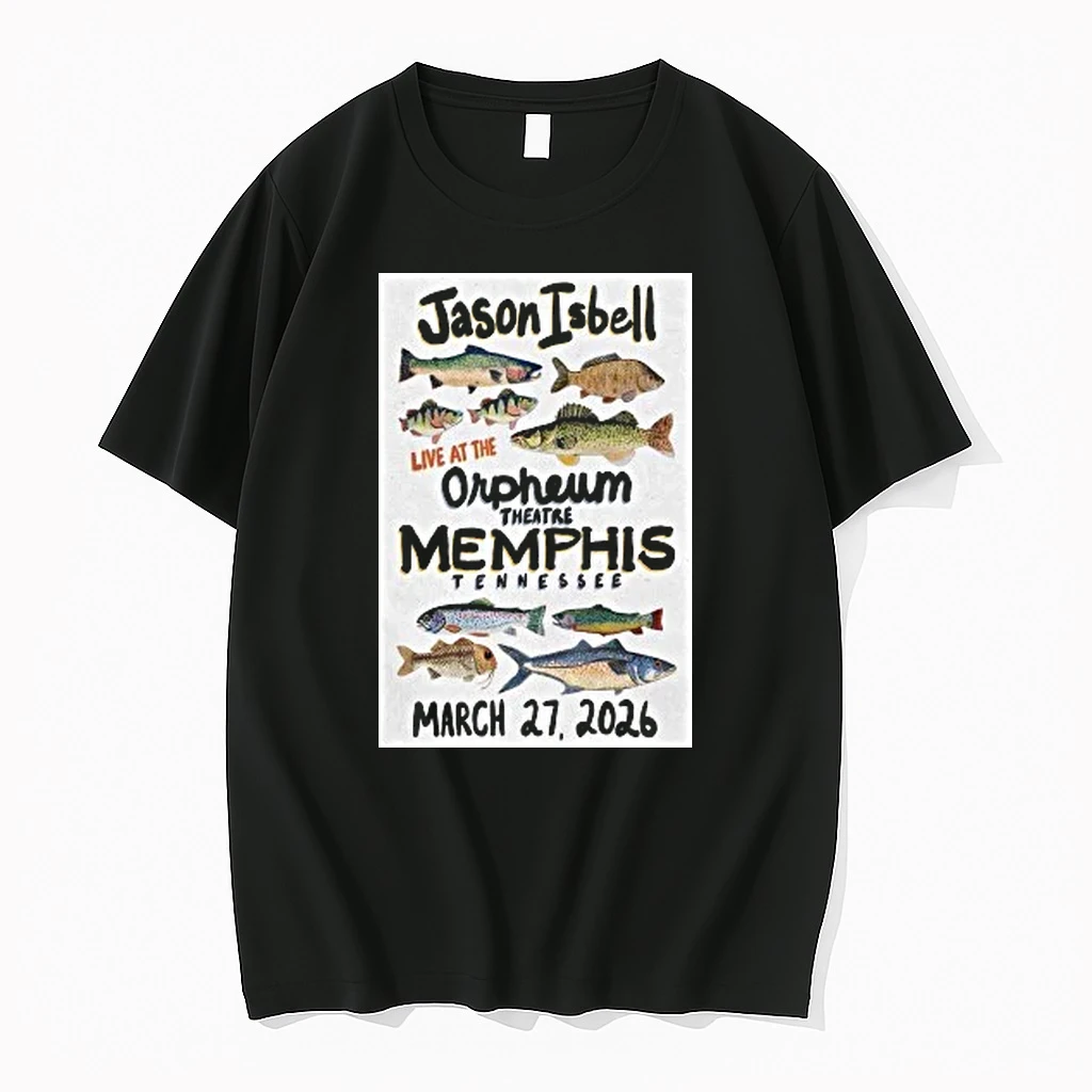 Jason Isbell The Orpheum Theatre Memphis Tn Mar 27 2026 Shirts