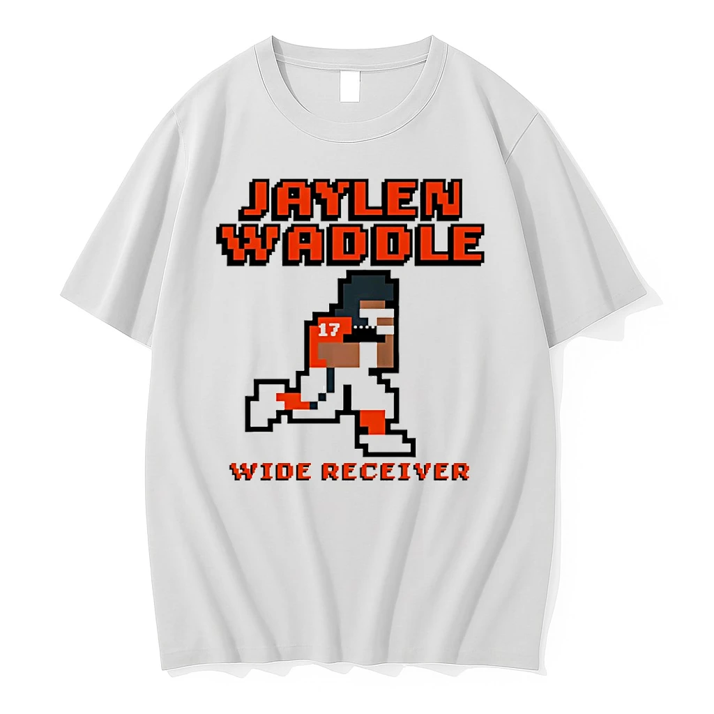 Jaylen Waddle Denver Broncos Basketball Denver Retro Baller 8bit Shirts