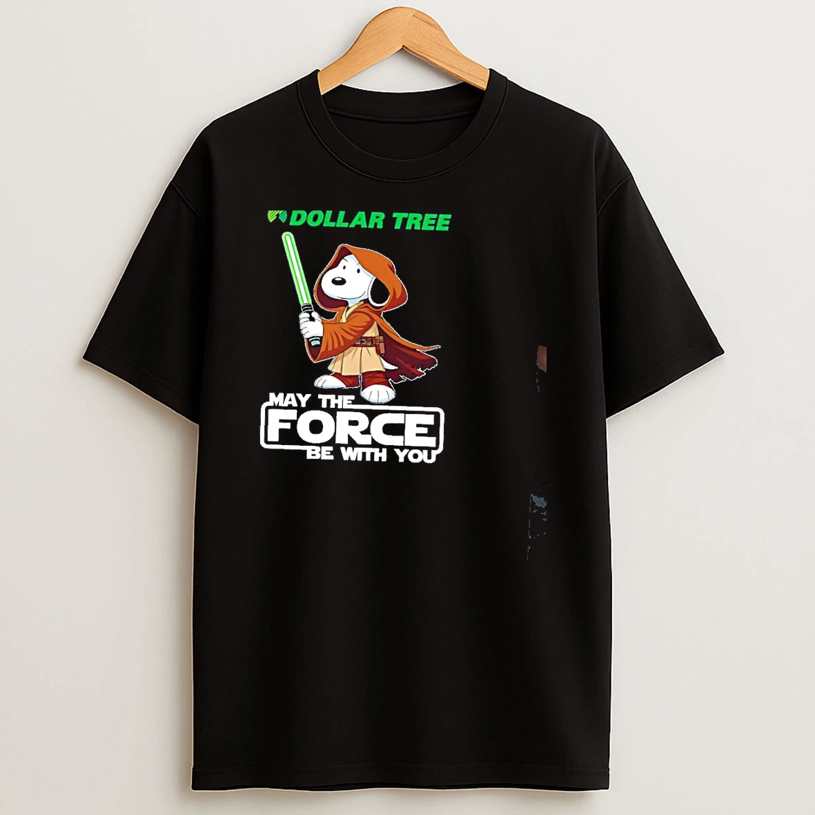 Jedi X Snoopy Dollar Tree May The Force Be With You Shirts