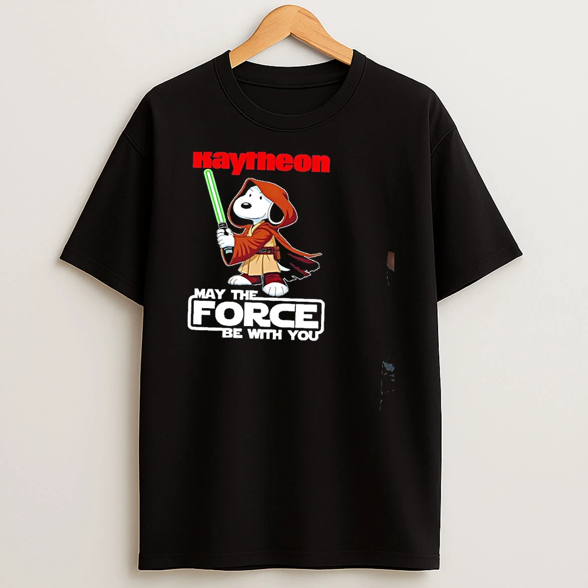 Jedi X Snoopy Raytheon May The Force Be With You Shirts