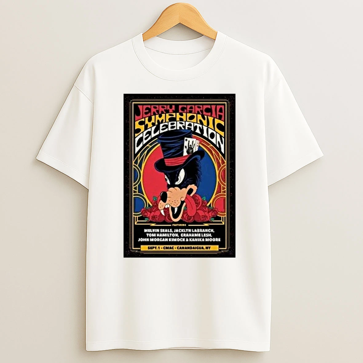 Jerry Garcia Symphonic Celebration Sep 1 2026 Cmac Shirts