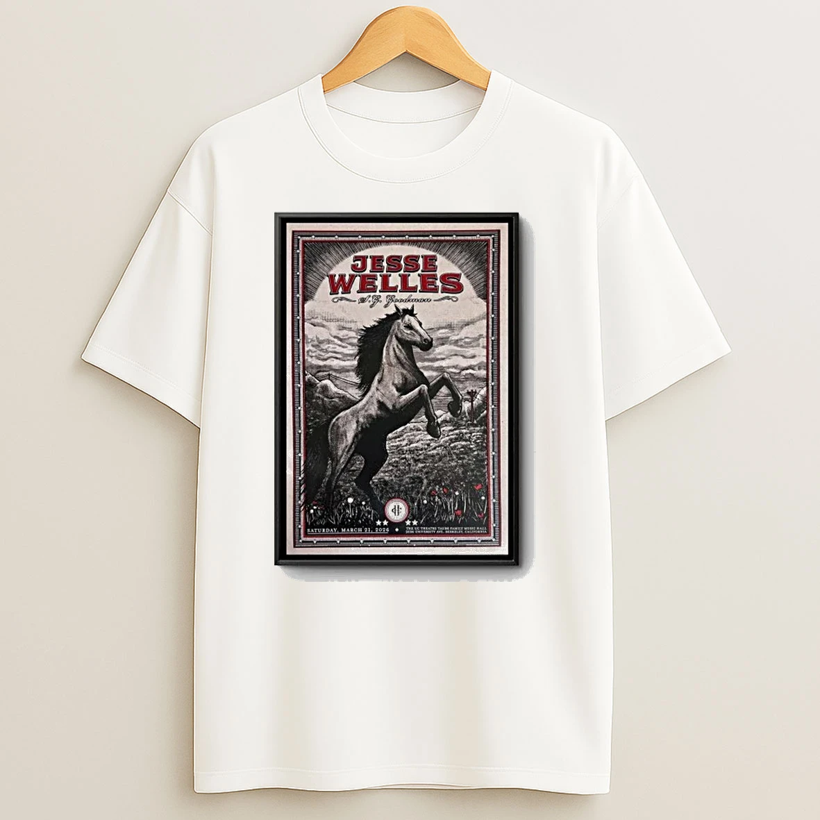 Jesse Wellles Berkeley Mar 21 2026 Shirts