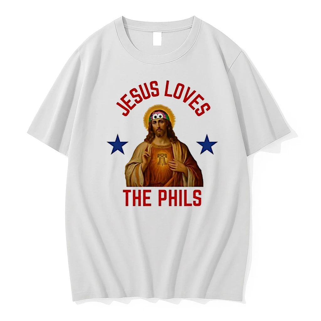 Jesus Loves The Phils Philadelphia Baseball Liberty Bell Shirts
