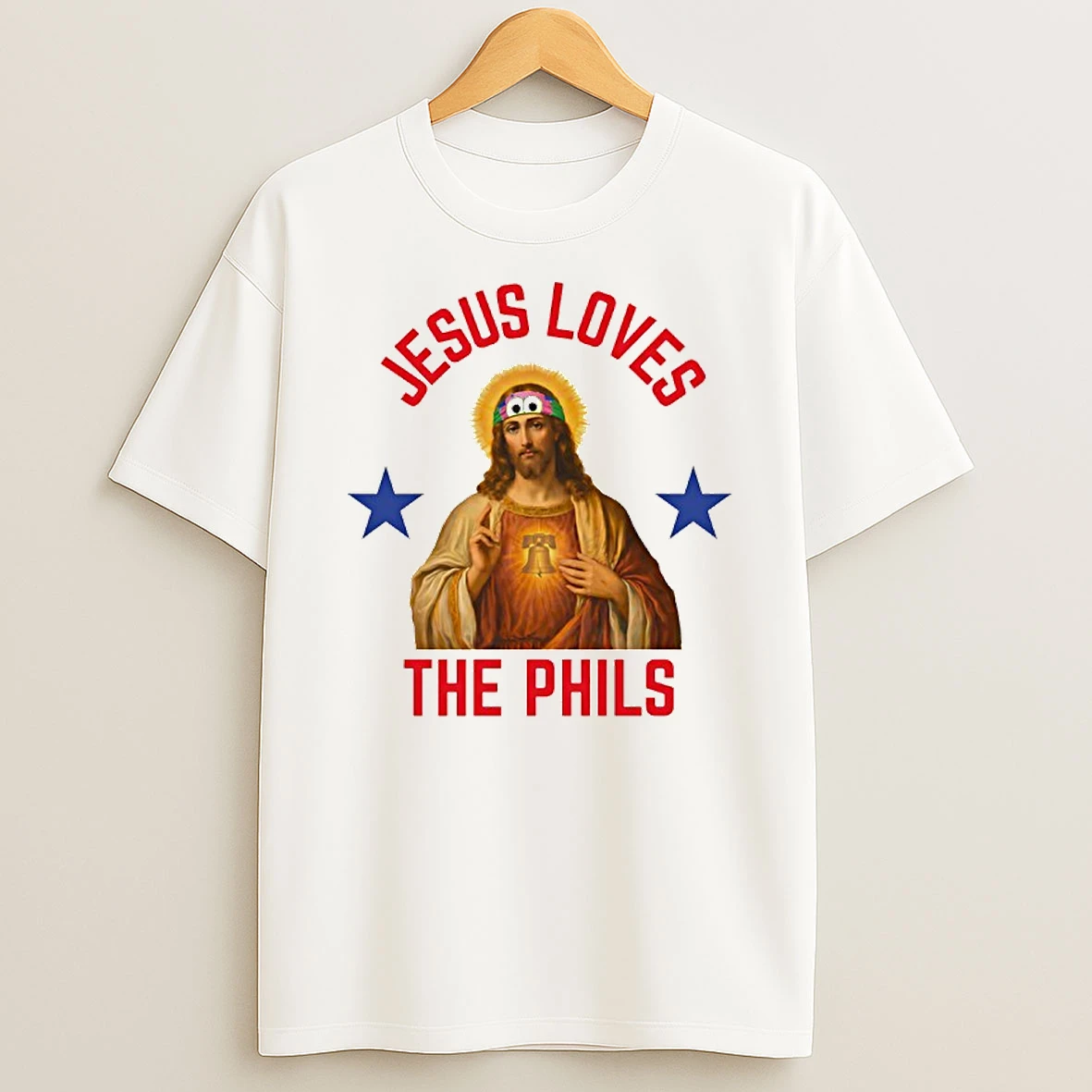 Jesus Loves The Phils Shirts