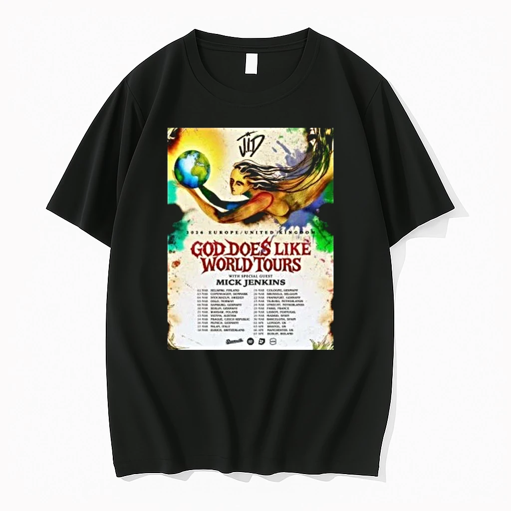 Jid God Does Like World Tours 2026 Europe And Uk Shirts