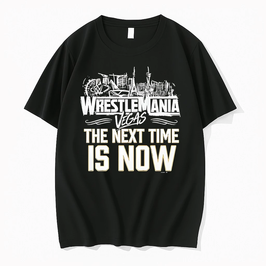 John Cena Wrestlemania Las Vegas Wwe The Next Time Is Now Shirts
