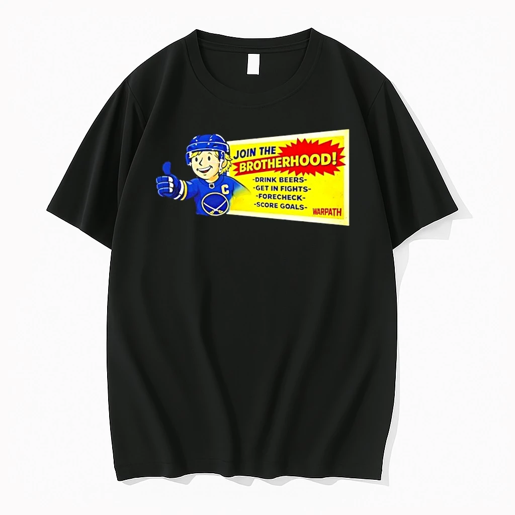 Join The Brotherhood Drink Beers Hockey Shirts