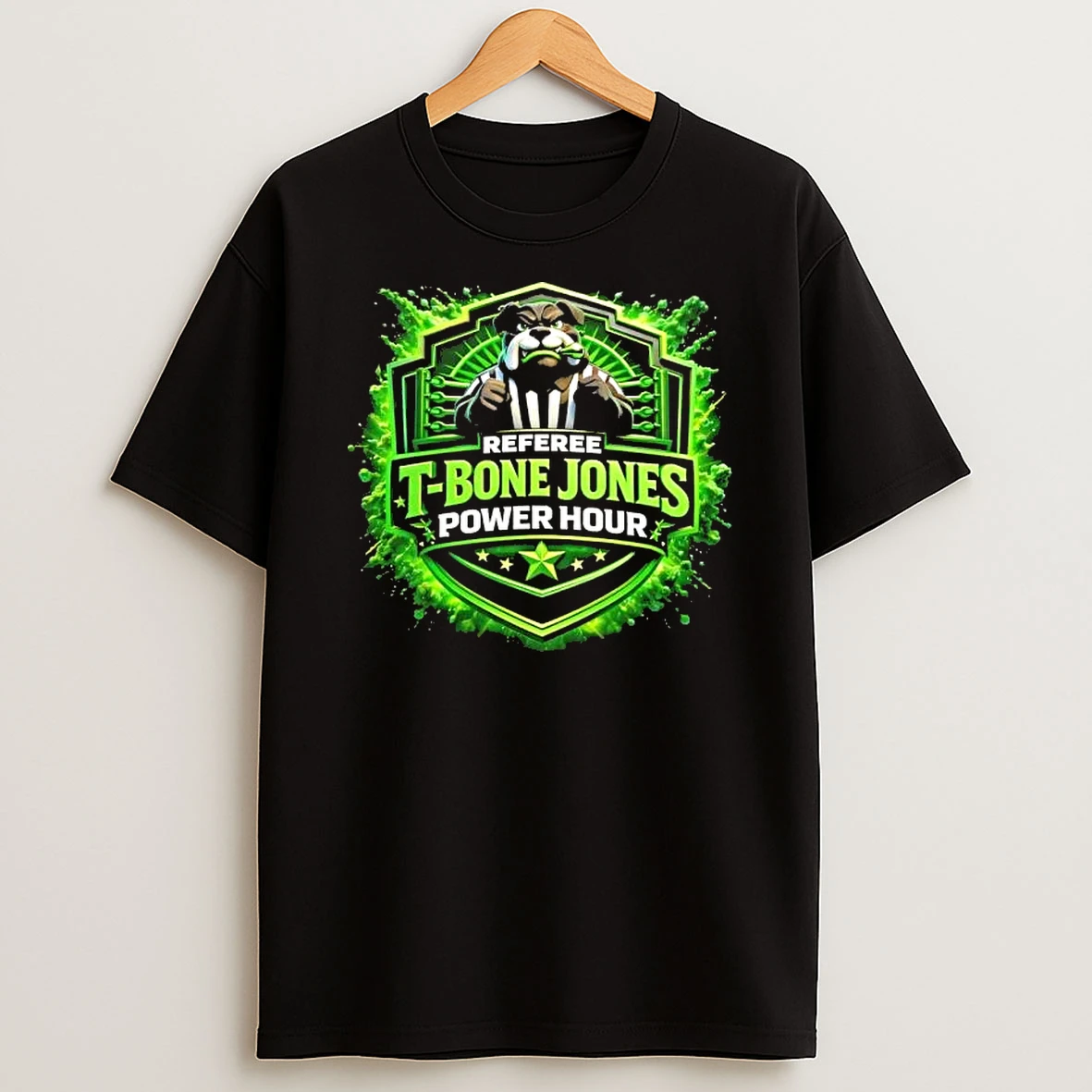 Jones Referee T Bone Jones Power Hour Shirts