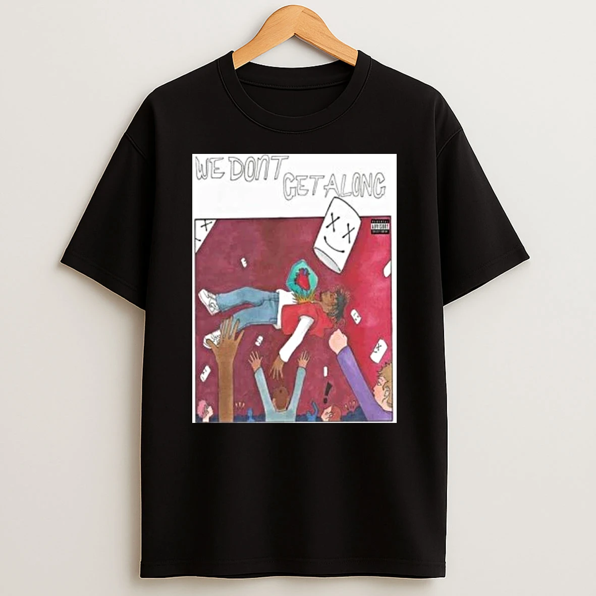 Juice Wrld X Marshmello We Dont Get Along Shirts