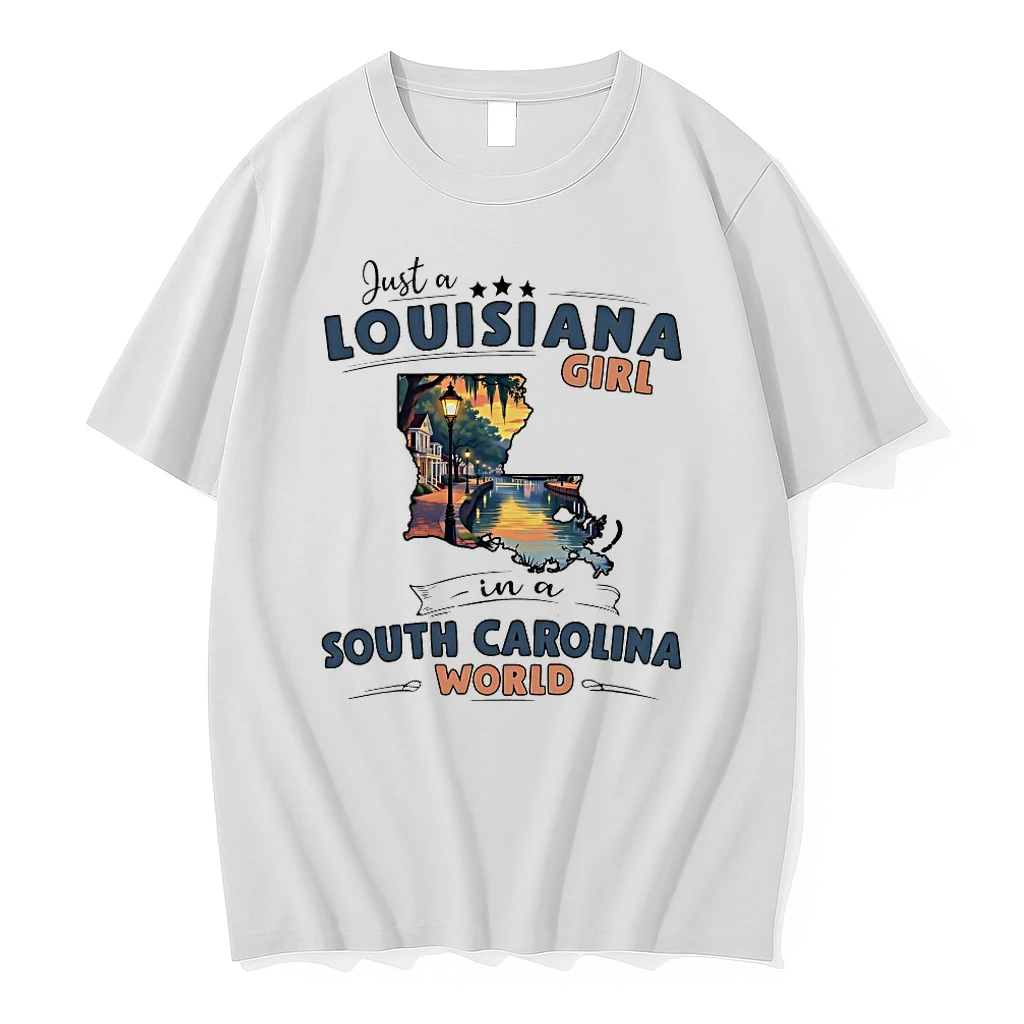 Just A Louisiana Girl In A South Carolina World Shirts