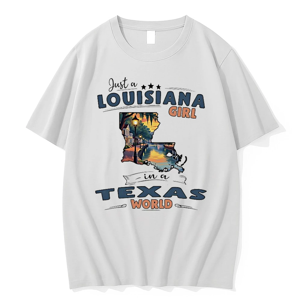 Just A Louisiana Girl In A Texas World Shirts