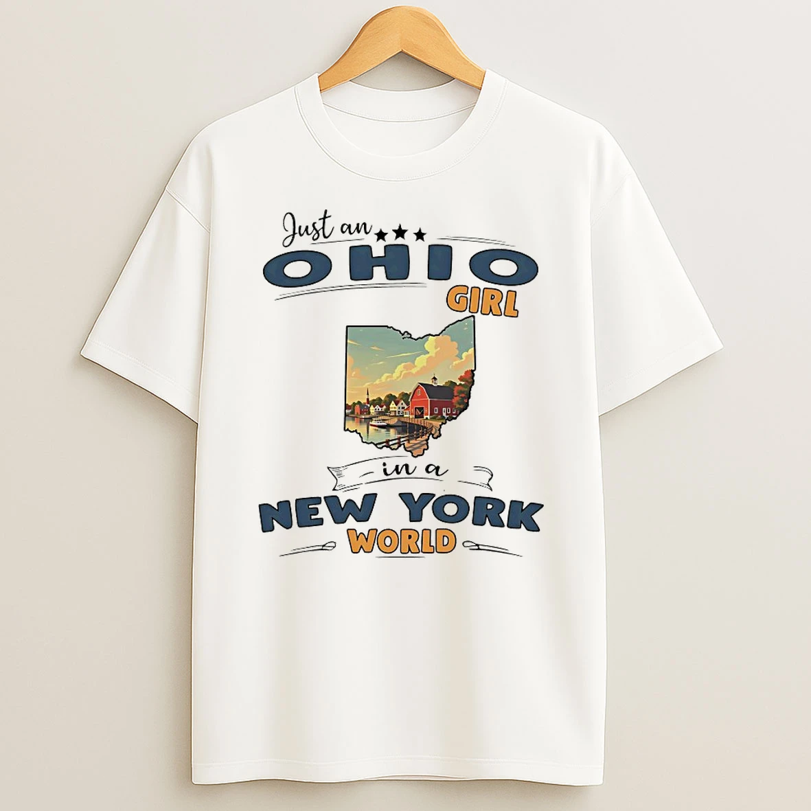 Just An Ohio Girl In A New York World Shirts