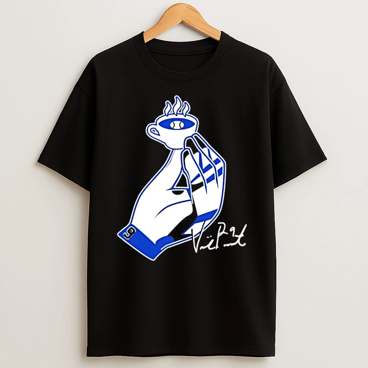 Kansas City Royals Vinnie Pasquantino Che Vuoi Espresso Hands Signature Shirts