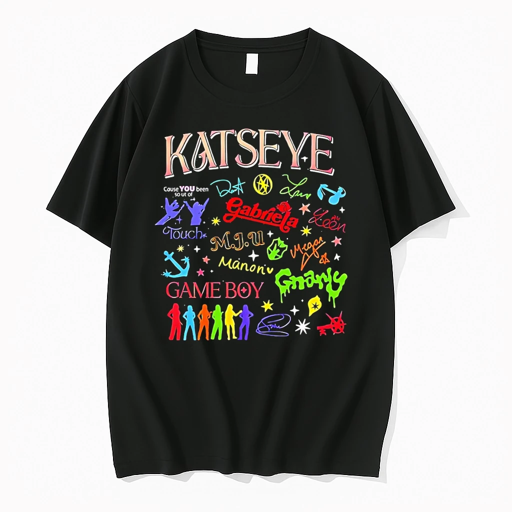 Katseye The Beautiful Chaos Tour Kpop Game Boy Vintage Shirts