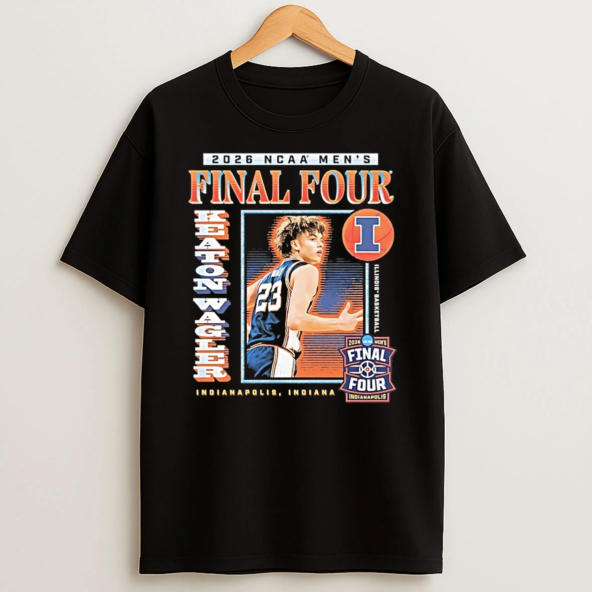 Keaton Wagler Illinois Fighting Illini 2026 Ncaa Final Four Shirts