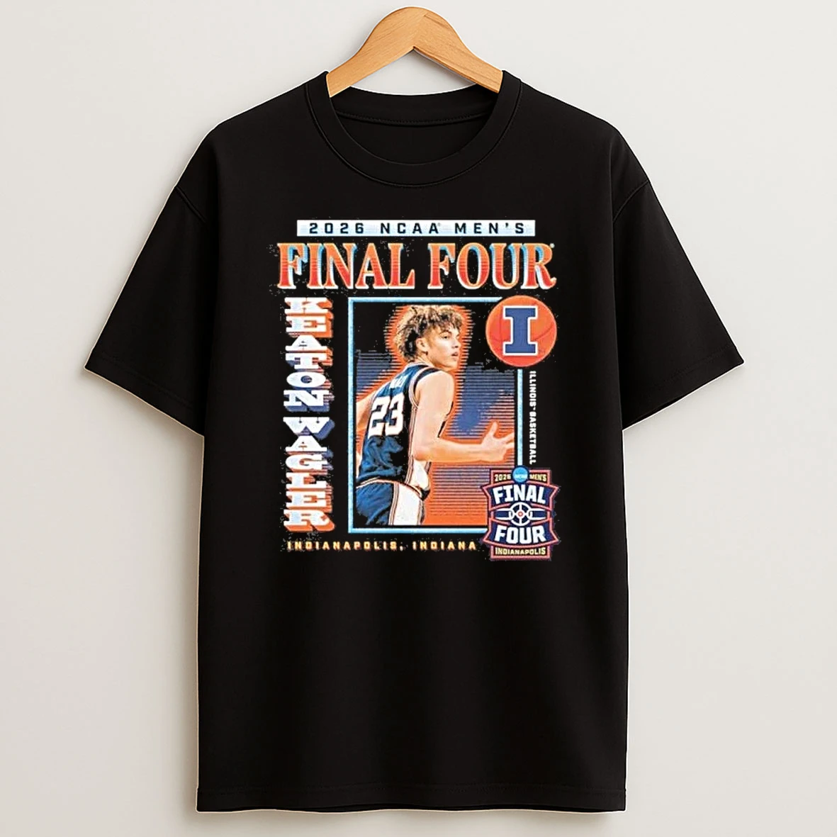 Keaton Wagler Illinois Mens Basketball 2026 Final Four Shirts