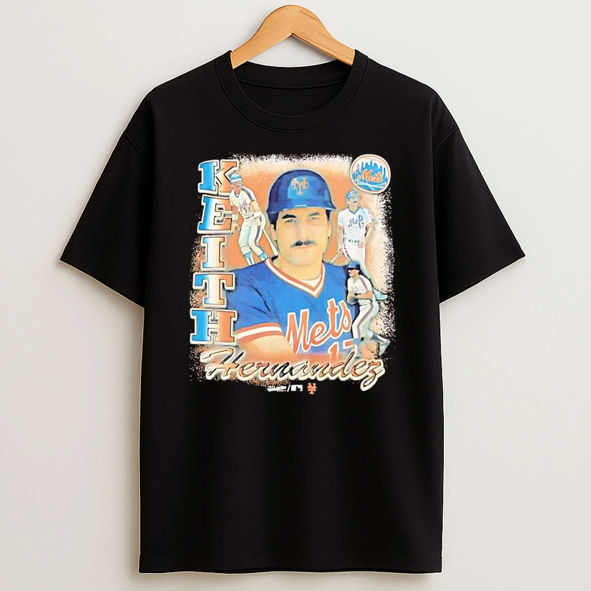Keith Hernandez Legendary Collage Graphic Mets Tee Shirts