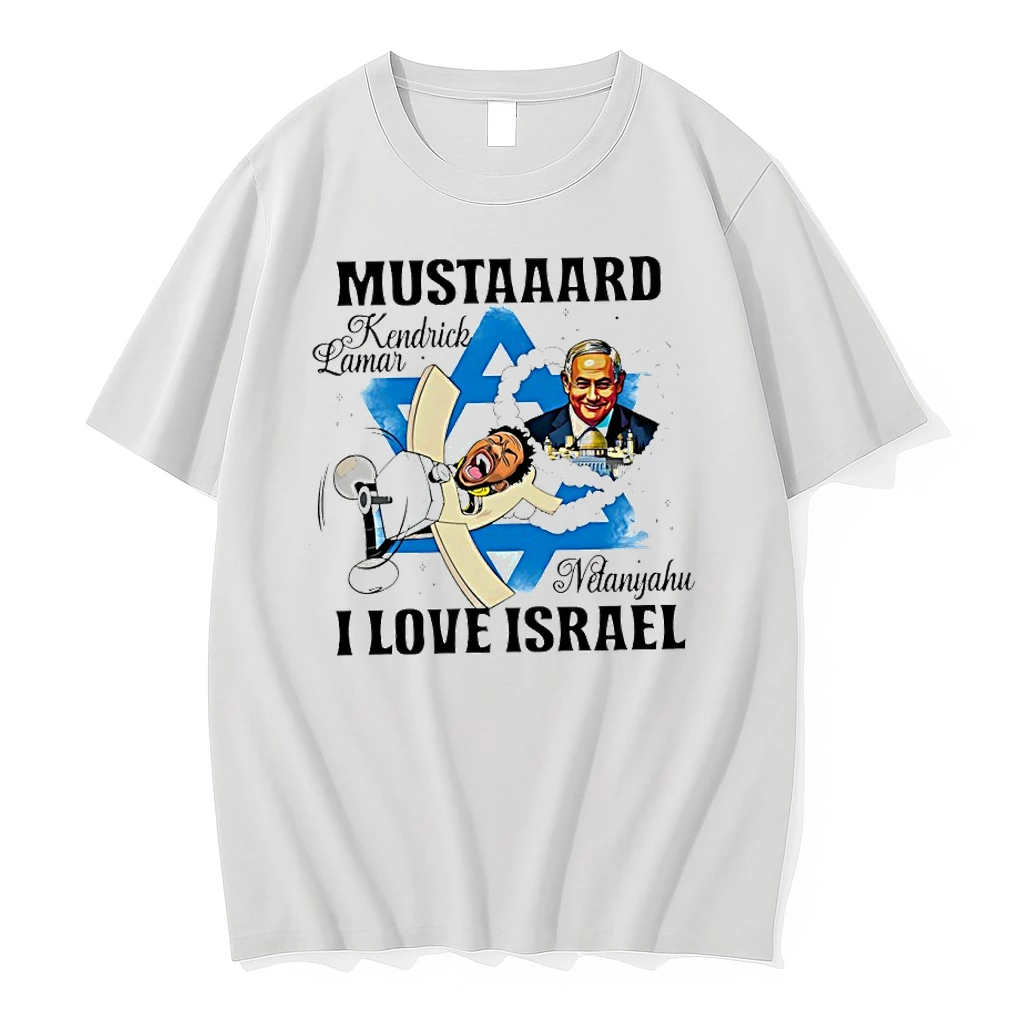 Kendrick Lamar Mustard I Love Netanyahu Israel Meme Shirts