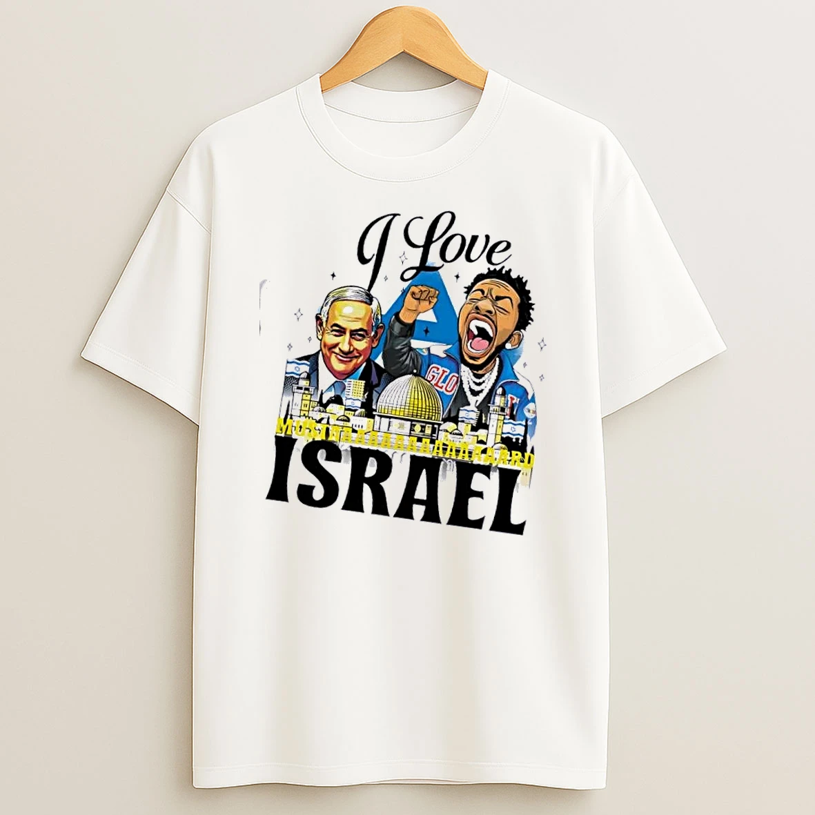 Kendrick Lamar Mustard Israel Graphic Shirts