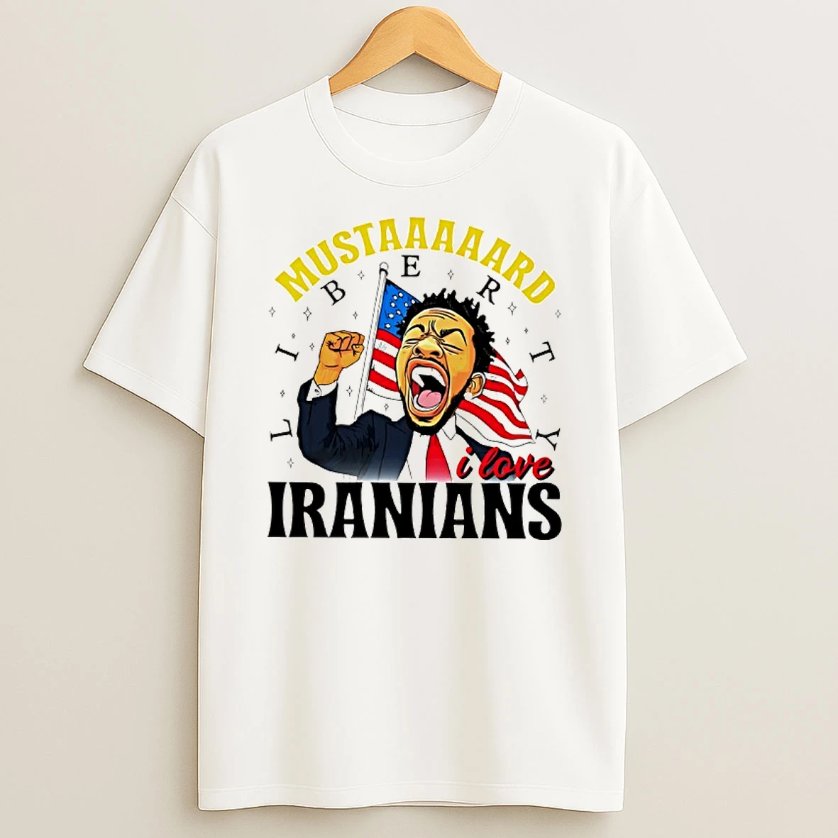 Kendrick Lamar Scream Mustaaard Liberty Stand With Iranians Shirts