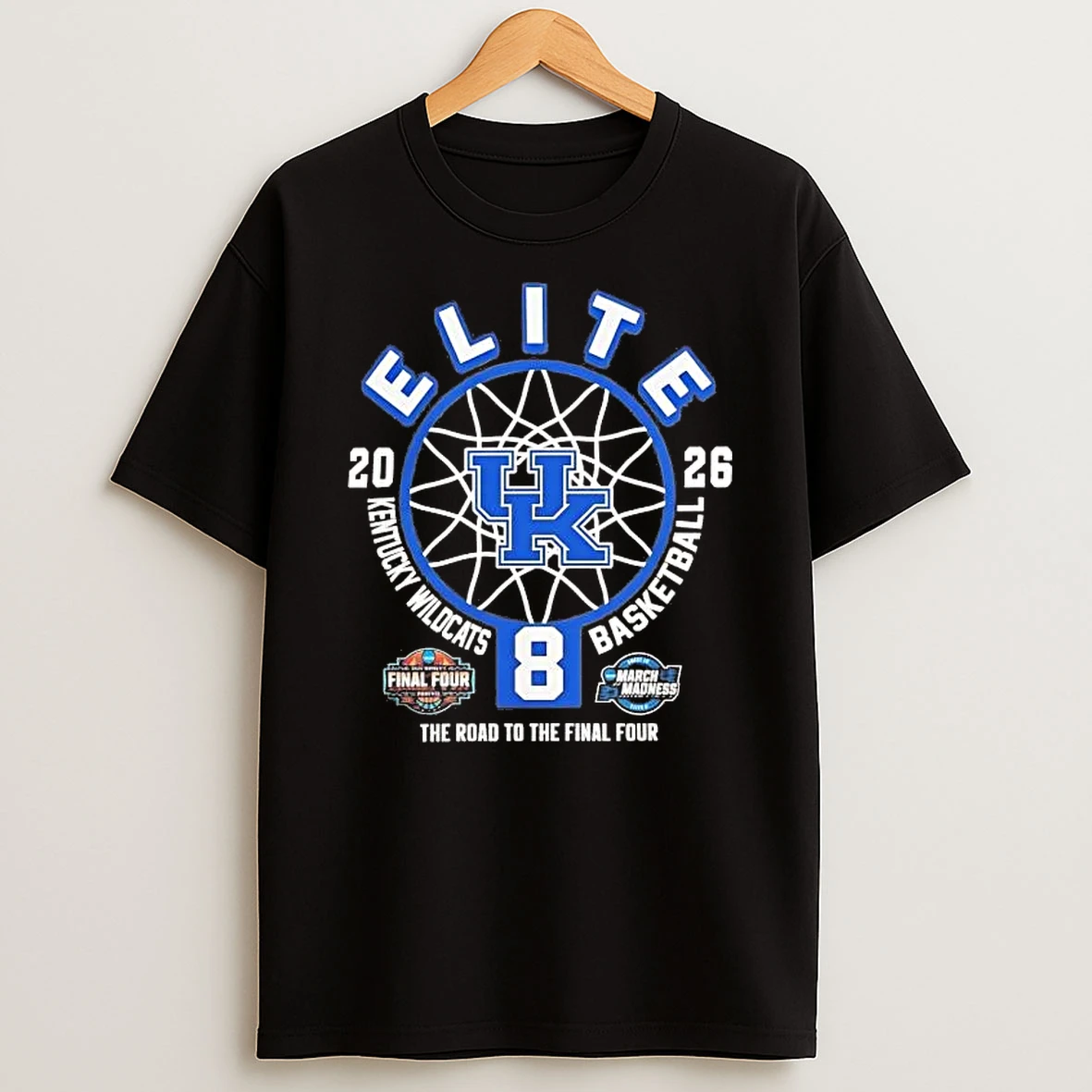 Kentucky Wildcats 2026 Elite 8 Womens Basketball Road To The Final Four Tee Shirts