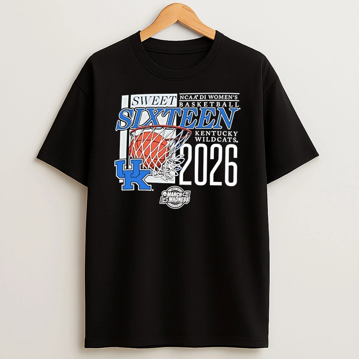 Kentucky Wildcats Ncaa D1 Womens Basketball Sweet Sixteen 2026 March Madness Shirts