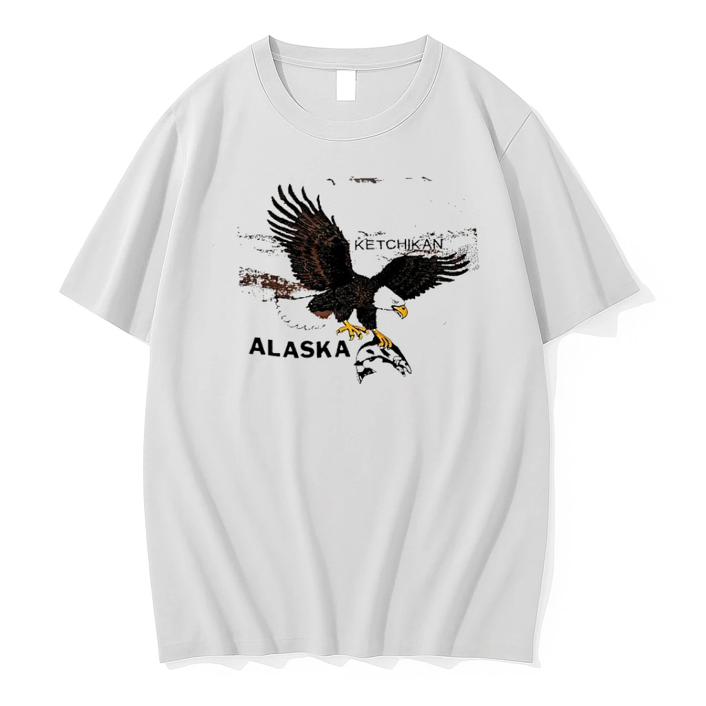 Ketchikan Alaska Eagle Catching Fish Shirts