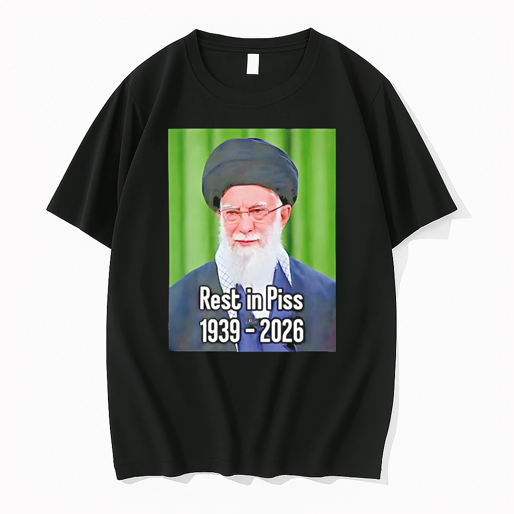 Khomeini Ali Rest In Piss 1939 2026 Shirts