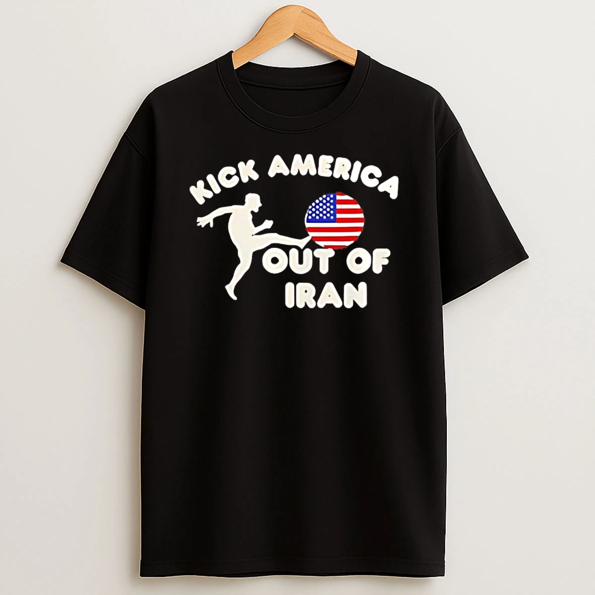 Kick America Out Of Iran Tee Shirts