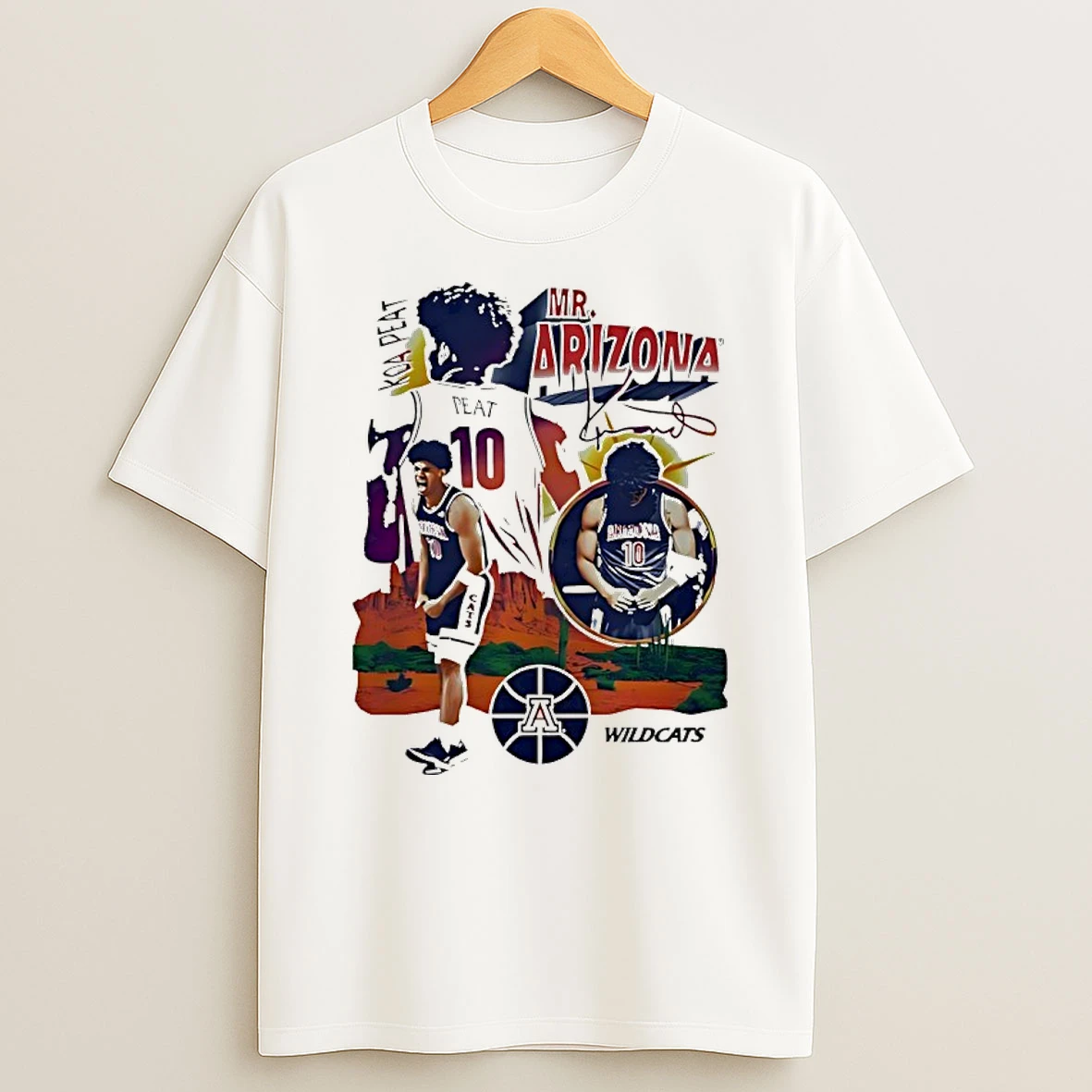 Koa Peat Arizona Wildcats Mr Arizona Final Four 2026 Basketball Signature Shirts
