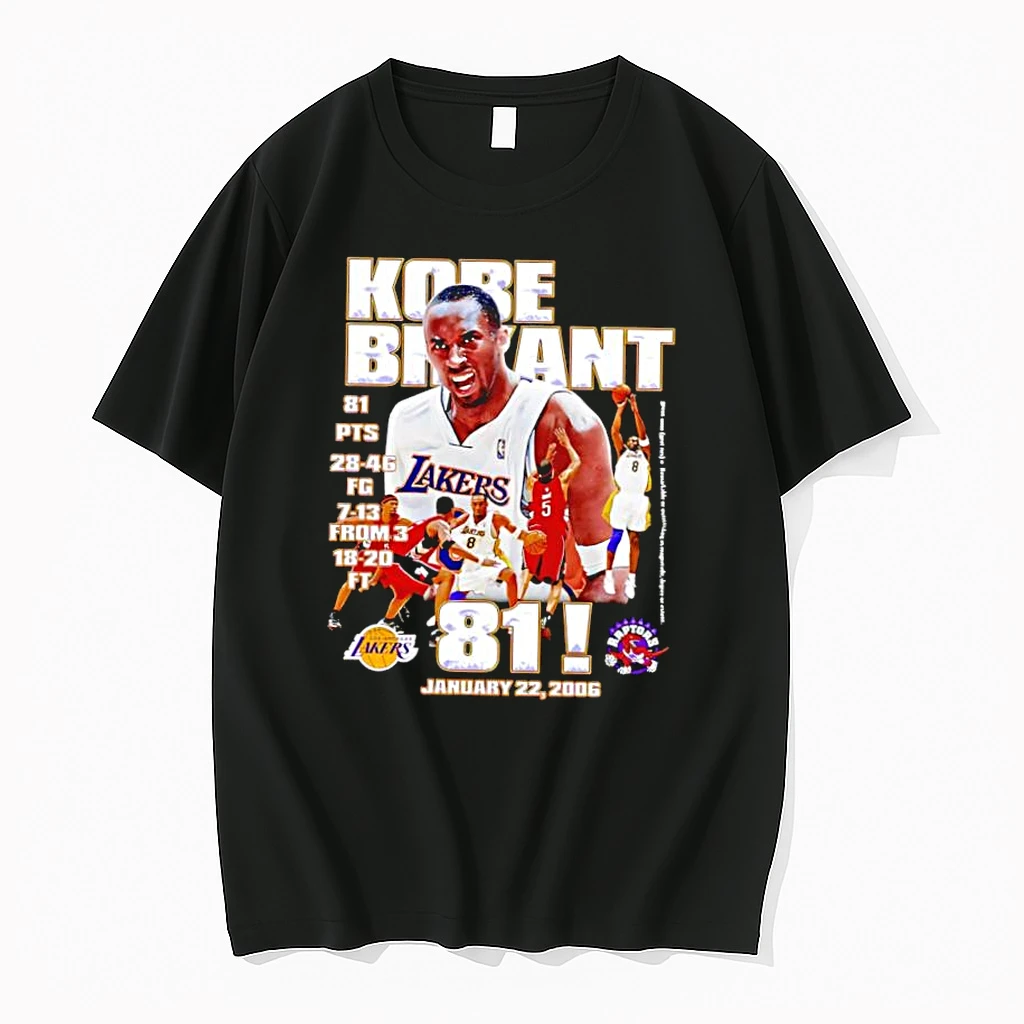 Kobe Bryant 81 Points January 22 2006 Lakers Shirts