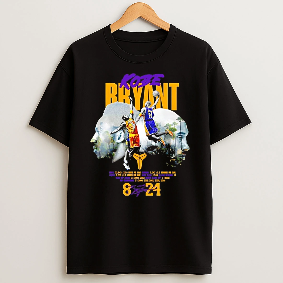 Kobe Bryant History Nba La Lakers Signature Shirts