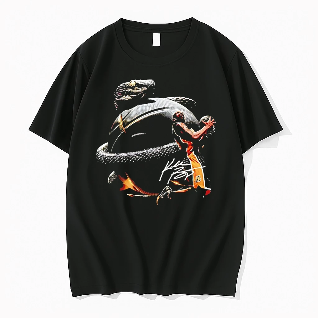 Kobe Bryant Inspired Los Angeles Legend Tribute Black Mamba Graphic Signature Shirts
