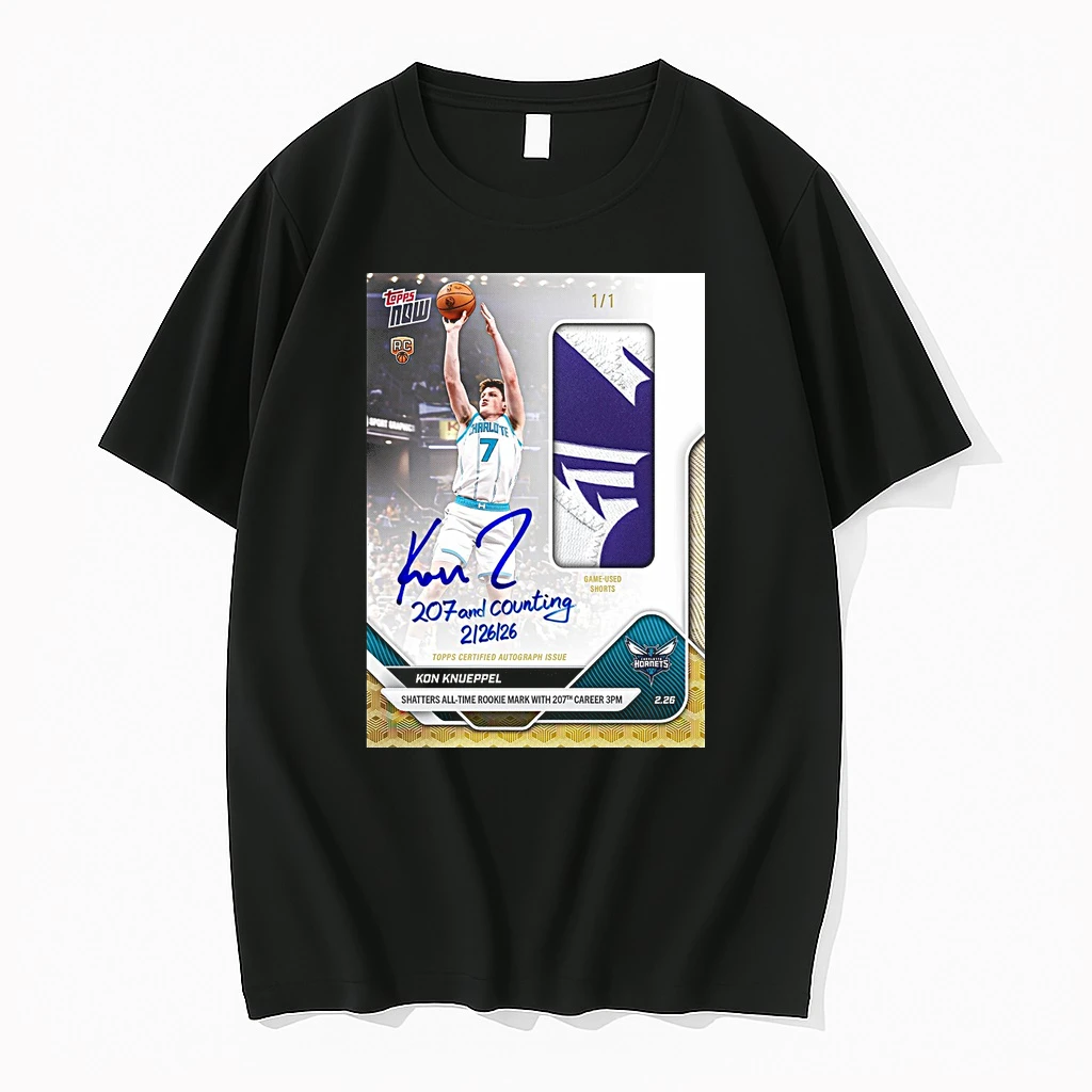 Kon Knueppel Shatters All Time Rookie Mark With 207th Career Topps Now Signature Shirts