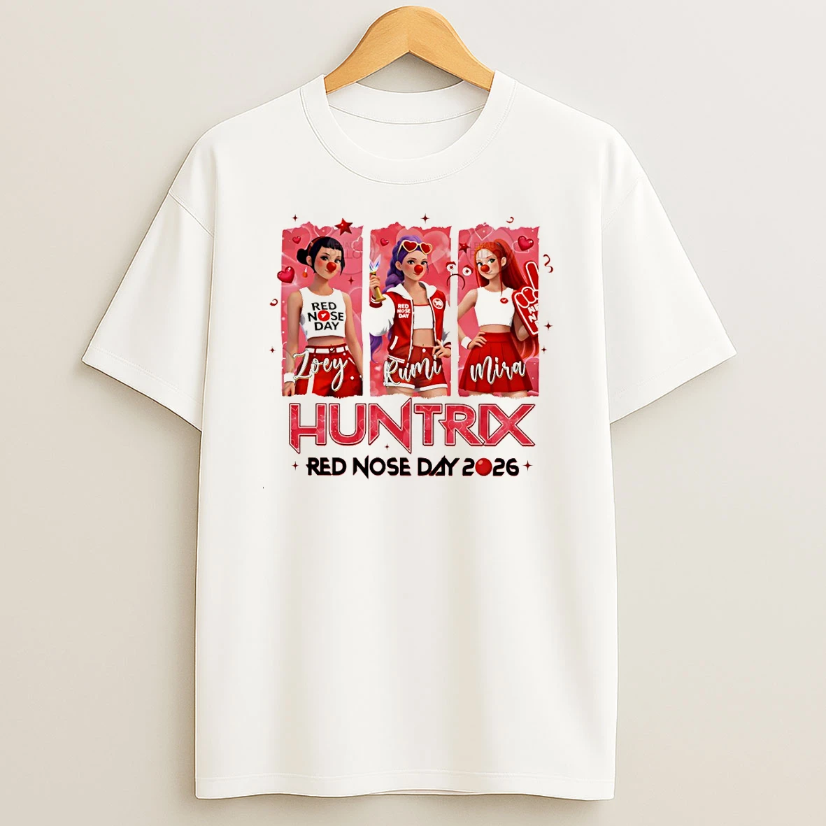 Kpop Demon Hunters Red Nose Day 2026 Shirts