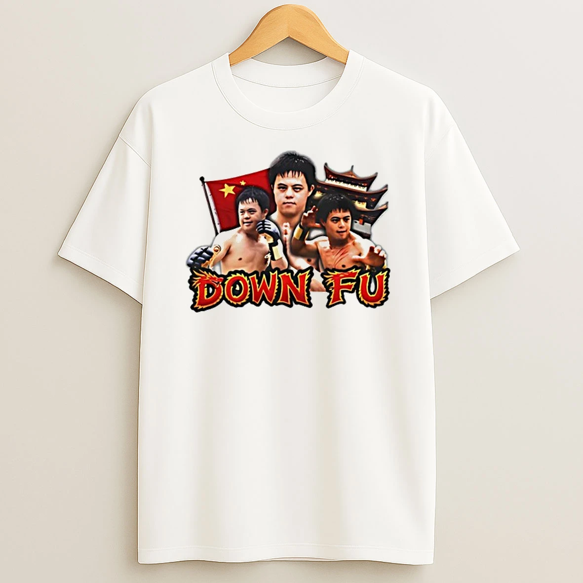 Kung Fu Down Fu Meme Shirts