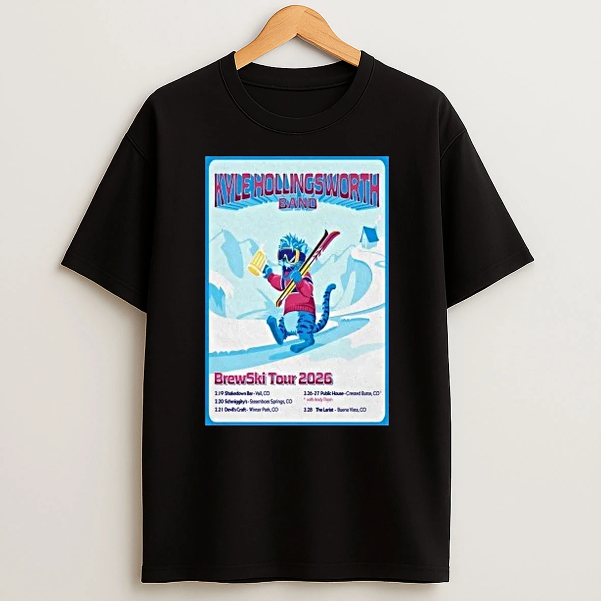 Kyle Hollingsworth Band Brewski Tour 2026 Shirts