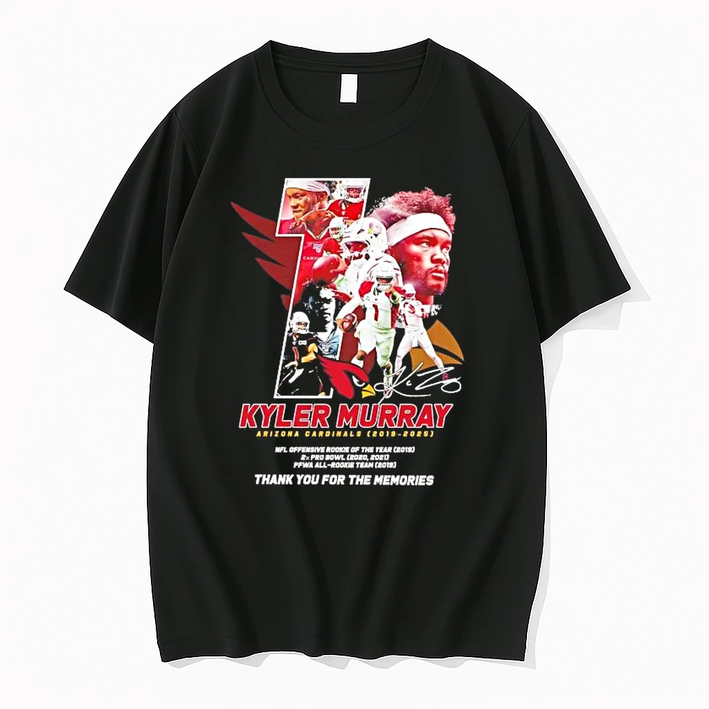 Kyler Murray Arizona Cardinals 2019 2025 Thank You For The Memories Tee Shirts