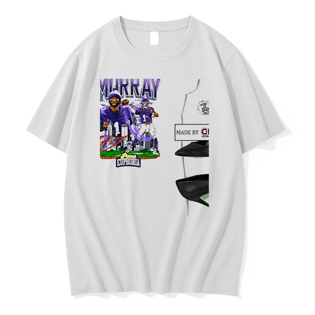 Kyler Murray Minnesota Vikings Nfl 2026 Throwing Position Womens Shirts